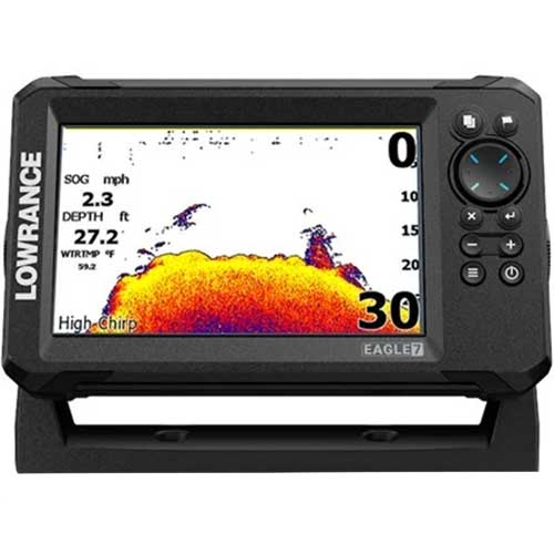 Sondeur traditionnel 2D chirp du Lowrance Eagle 7